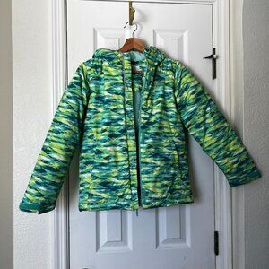 Columbia Girls Puffer Kids Hooded Jacket - Size M - 10/12